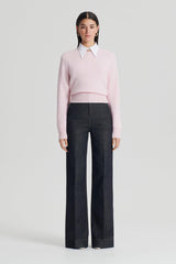 Sweaters | Women Scanlan Theodore CASHMERE CREW SWEATER Pale.pink