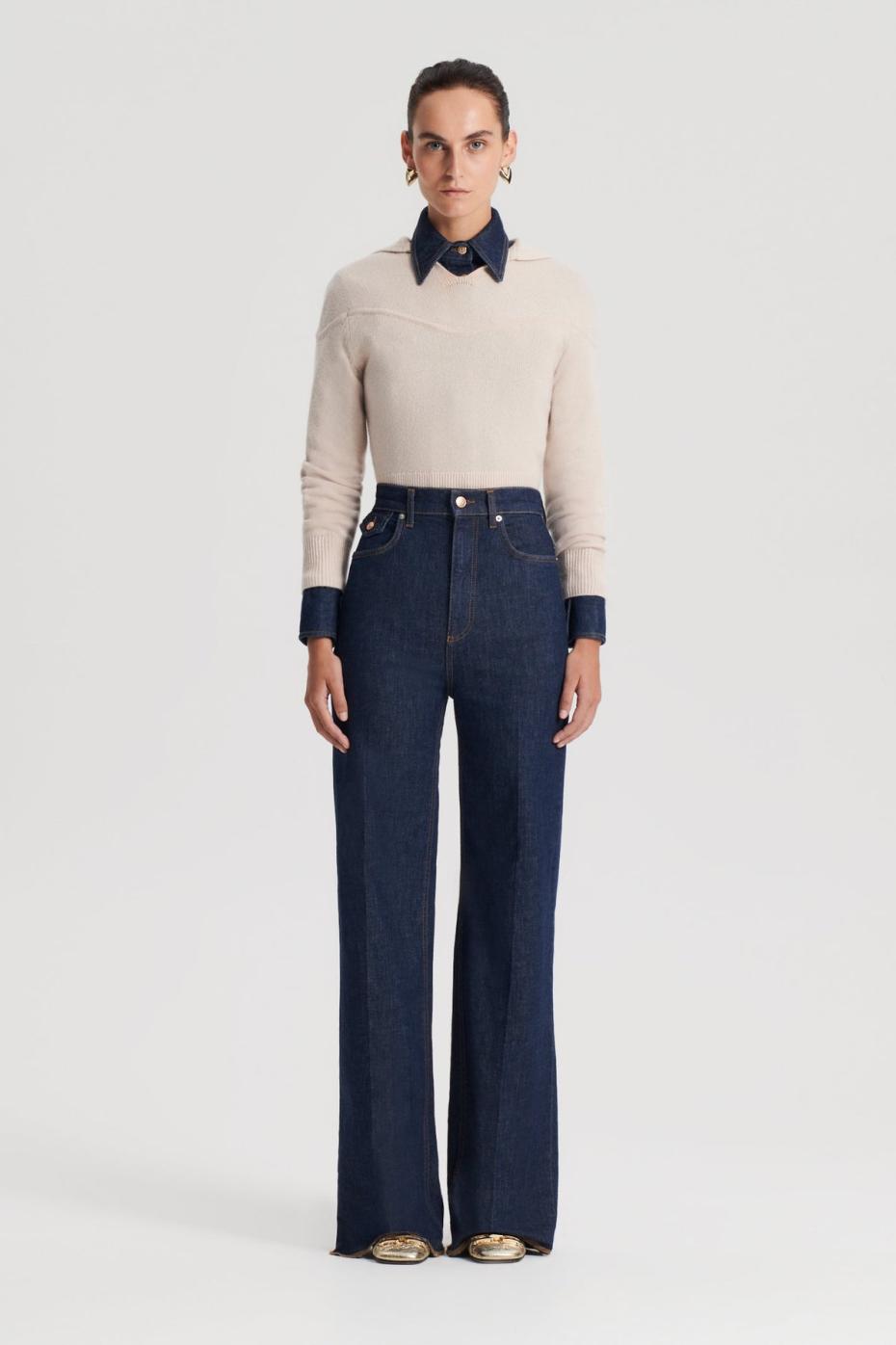 Sweaters | Women Scanlan Theodore CASHMERE HOODED SWEATER Wheat