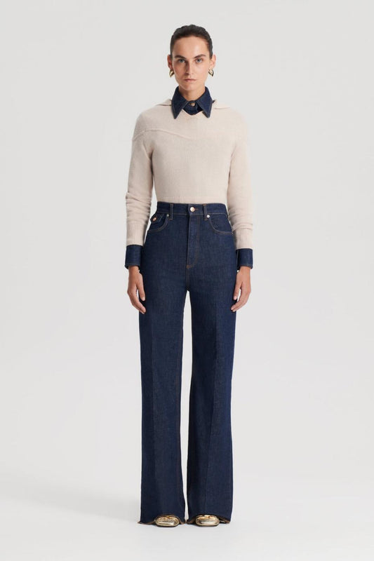 Sweaters | Women Scanlan Theodore CASHMERE HOODED SWEATER Wheat