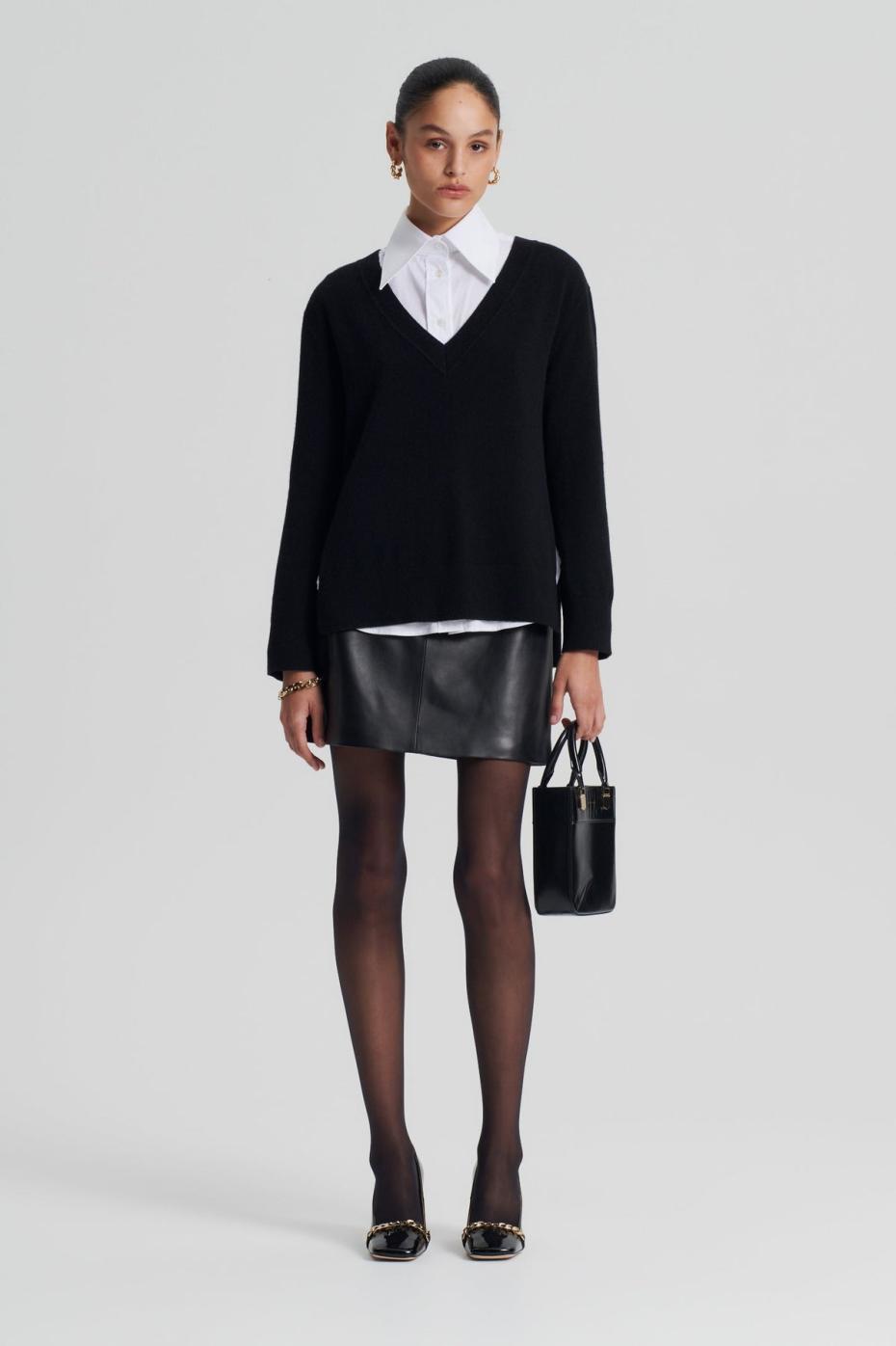Sweaters | Women Scanlan Theodore CASHMERE V Black