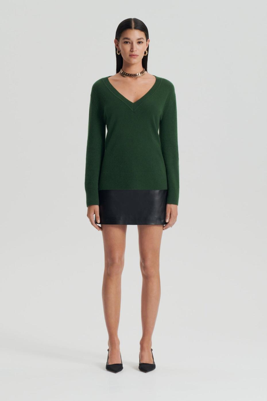 Sweaters | Women Scanlan Theodore CASHMERE V Cypress