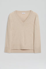 Sweaters | Women Scanlan Theodore CASHMERE V Wheat
