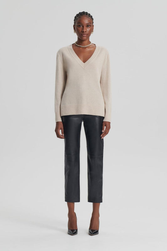 Sweaters | Women Scanlan Theodore CASHMERE V Wheat