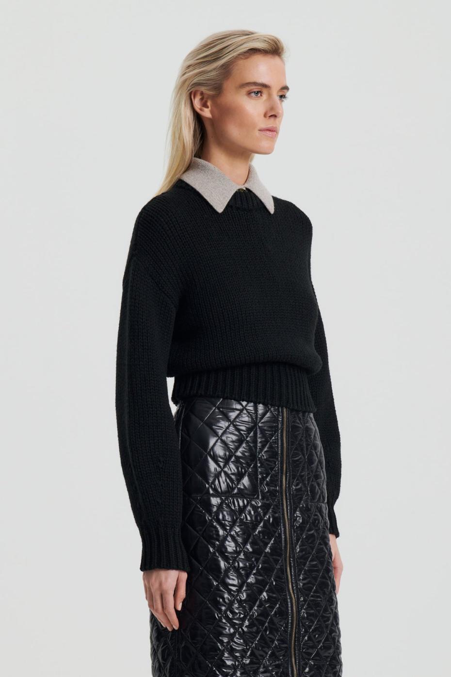 Sweaters | Women Scanlan Theodore COCOON SWEATER Black