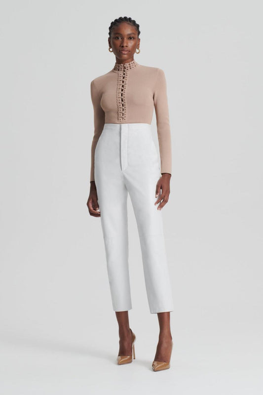 Sweaters | Women Scanlan Theodore CREPE KNIT DAISY TOP Oat