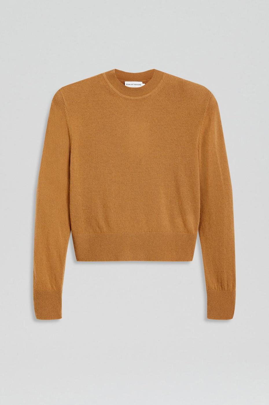 Sweaters | Women Scanlan Theodore FINE WOOL SWEATER Camel