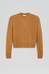 Sweaters | Women Scanlan Theodore FINE WOOL SWEATER Camel