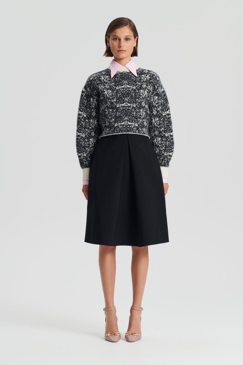 Sweaters | Women Scanlan Theodore OCELOT COCOON SWEATER Black.cream