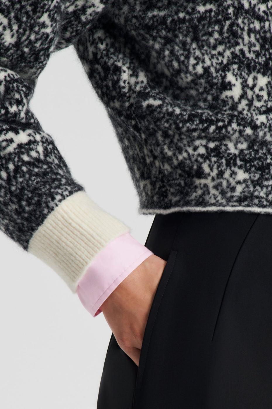 Sweaters | Women Scanlan Theodore OCELOT COCOON SWEATER Black.cream