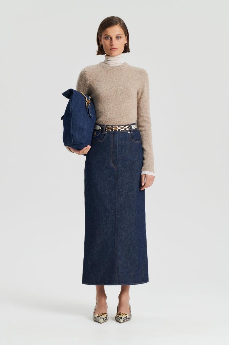 Sweaters | Women Scanlan Theodore TWEED SWEATER Taupe