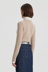 Sweaters | Women Scanlan Theodore TWEED SWEATER Taupe
