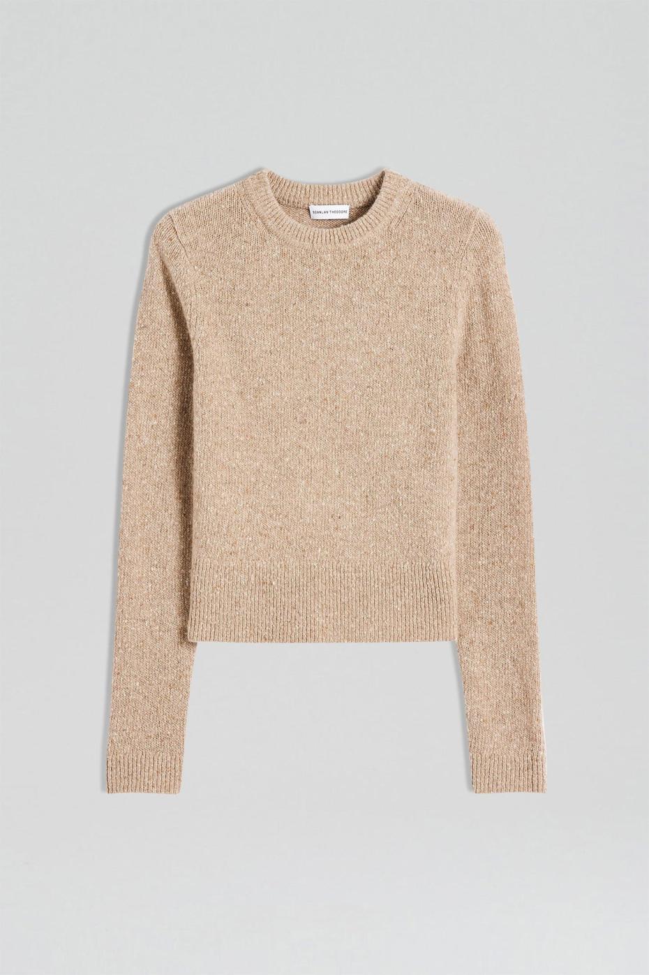 Sweaters | Women Scanlan Theodore TWEED SWEATER Taupe