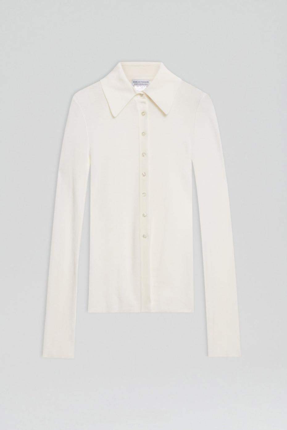 Tops | Women Scanlan Theodore BABYWOOL CARDIGAN Ivory