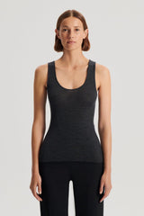 Tops | Women Scanlan Theodore BABYWOOL SINGLET Charcoal All