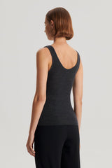 Tops | Women Scanlan Theodore BABYWOOL SINGLET Charcoal All