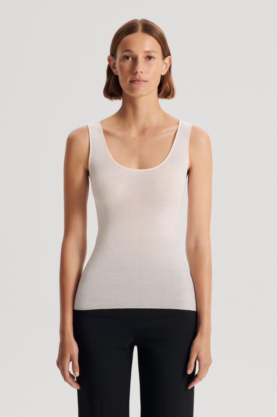 Tops | Women Scanlan Theodore BABYWOOL SINGLET Ivory All