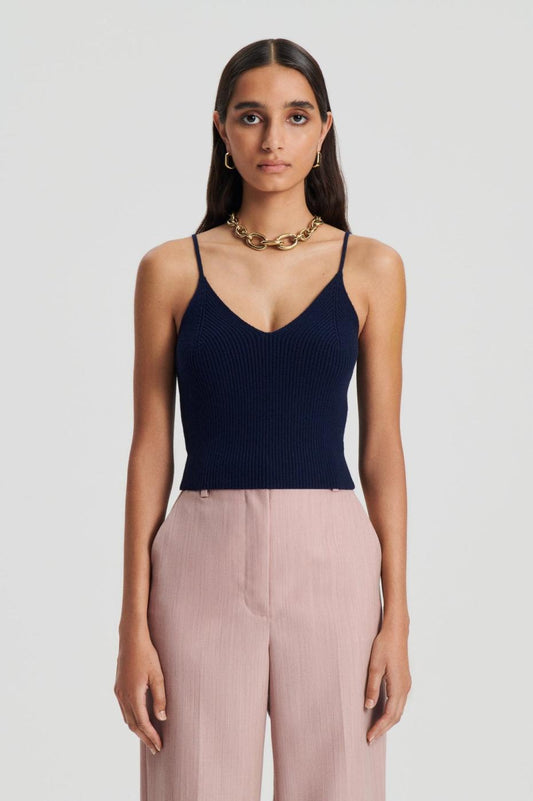 Tops | Women Scanlan Theodore CASHMERE CAMISOLE Navy X