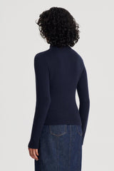 Tops | Women Scanlan Theodore CASHMERE SHIRT Navy