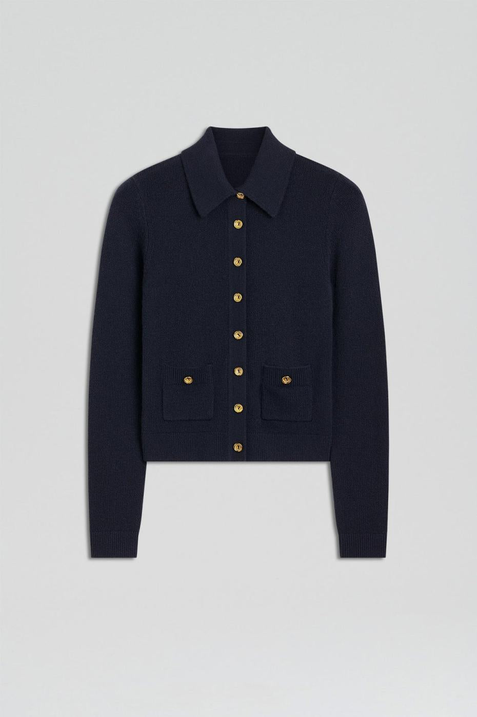Tops | Women Scanlan Theodore CASHMERE SHIRT Navy