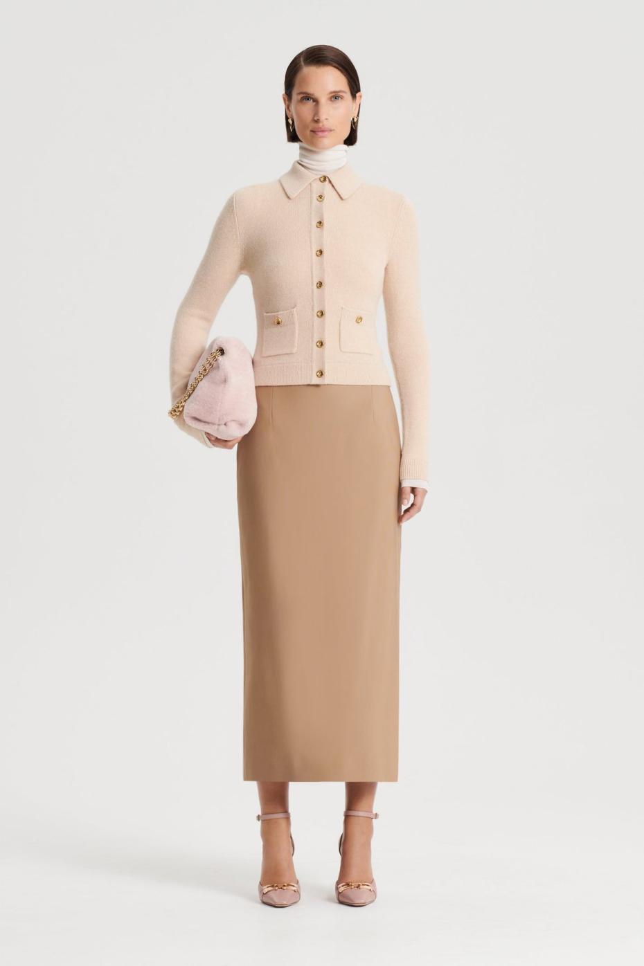 Tops | Women Scanlan Theodore CASHMERE SHIRT Oat