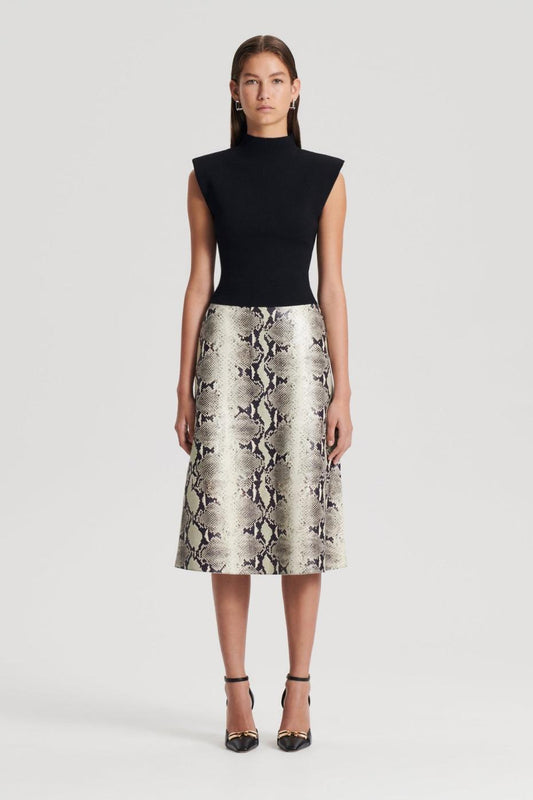 Tops | Women Scanlan Theodore CREPE KNIT MILANO SLVLSS TOP Black