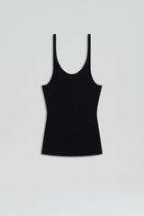 Tops | Women Scanlan Theodore CREPE KNIT RIB SINGLET Black