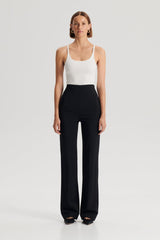 Tops | Women Scanlan Theodore CREPE KNIT RIB SINGLET Cream