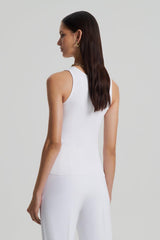 Tops | Women Scanlan Theodore CREPE KNIT SINGLET White