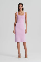 Tops | Women Scanlan Theodore CREPE KNIT SQUARE CAMISOLE Mauve