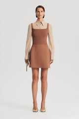 Tops | Women Scanlan Theodore CREPE KNIT SQUARE CAMISOLE Spice