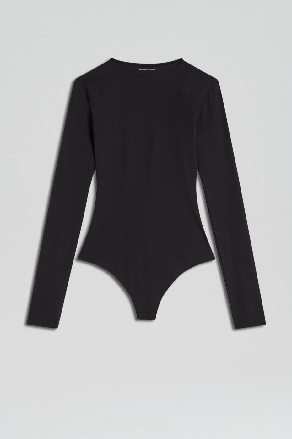 Tops | Women Scanlan Theodore CREW NECK BODYSUIT Black