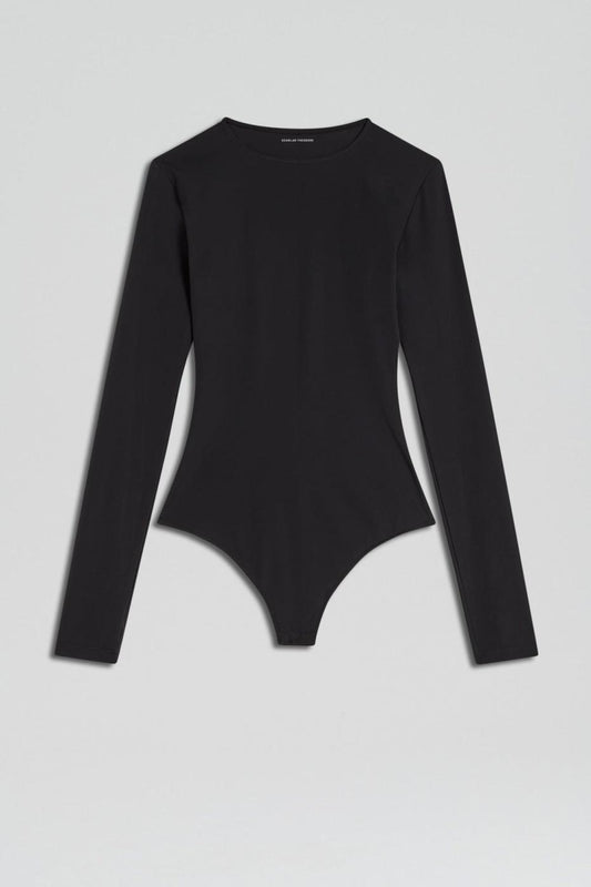 Tops | Women Scanlan Theodore CREW NECK BODYSUIT Black