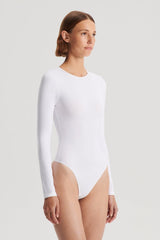 Tops | Women Scanlan Theodore CREW NECK BODYSUIT White