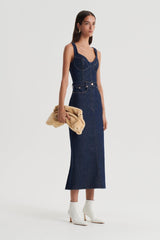 Tops | Women Scanlan Theodore DENIM BRALETTE Indigo.b