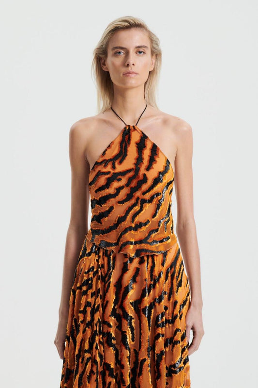 Tops | Women Scanlan Theodore FRENCH BURNT OUT TOP Burnt.orange