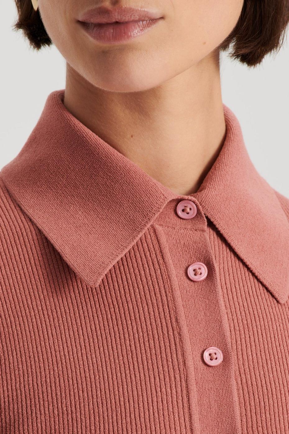 Tops | Women Scanlan Theodore KNIT SHIRT Blush
