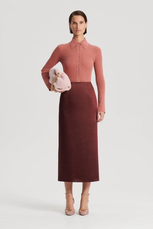 Tops | Women Scanlan Theodore KNIT SHIRT Blush