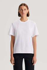 Tops | Women Scanlan Theodore MERCERISED LOOSE FIT TSHIRT White