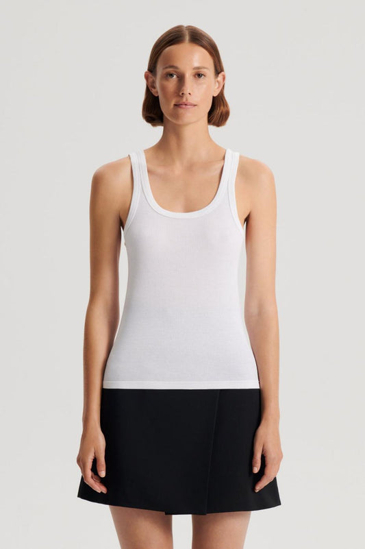 Tops | Women Scanlan Theodore SILK COTTON SINGLET White