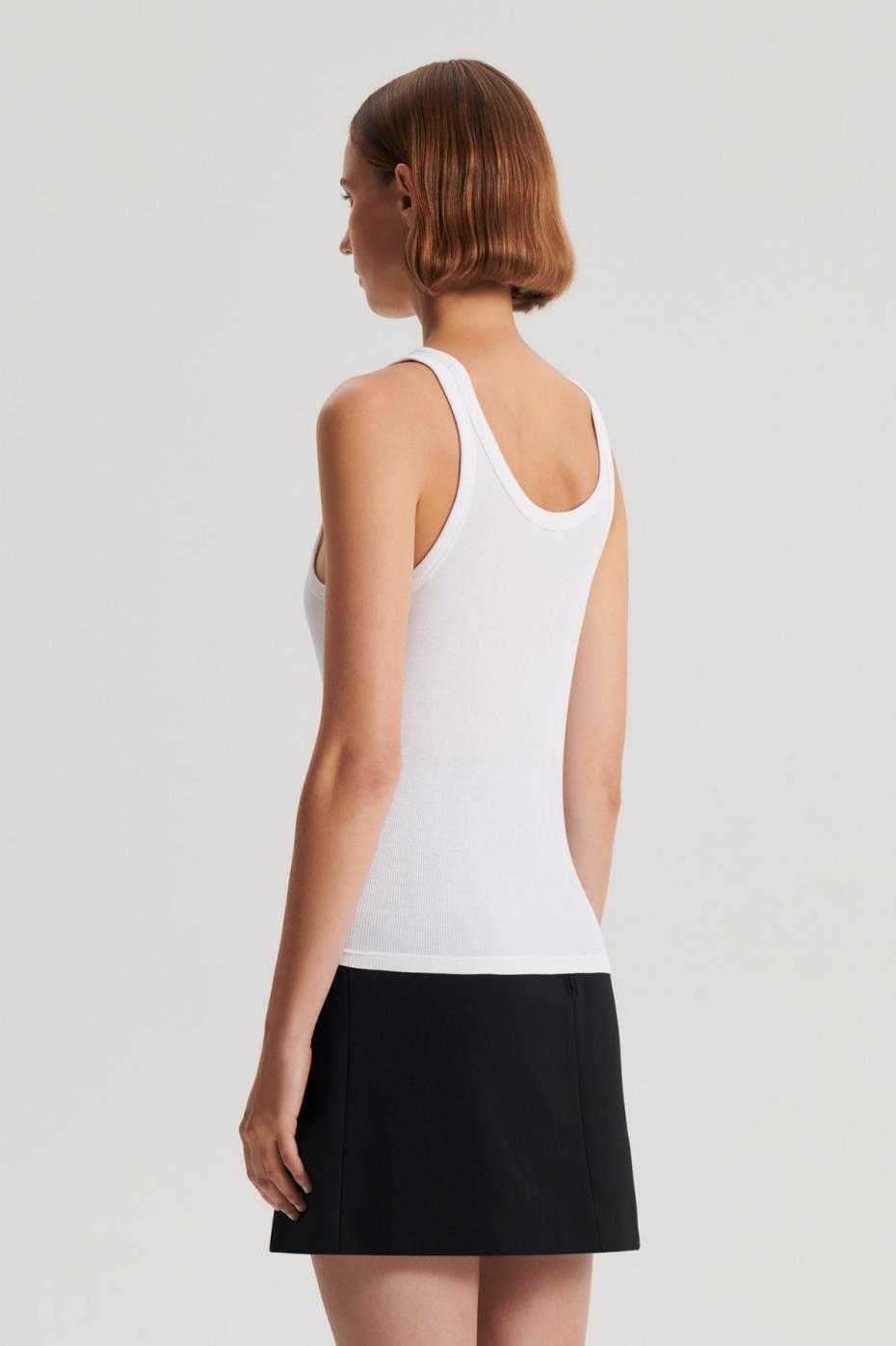 Tops | Women Scanlan Theodore SILK COTTON SINGLET White
