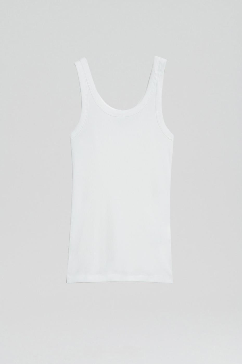 Tops | Women Scanlan Theodore SILK COTTON SINGLET White