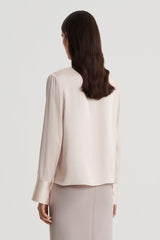 Tops | Women Scanlan Theodore SILK SATIN TOP Mink