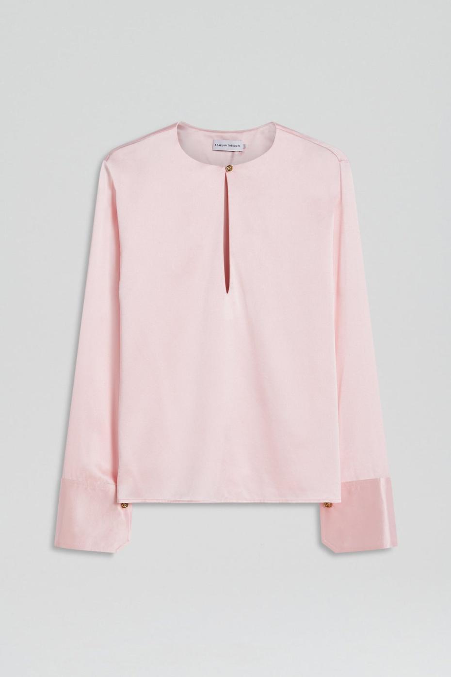 Tops | Women Scanlan Theodore SILK SATIN TOP Pale.pink