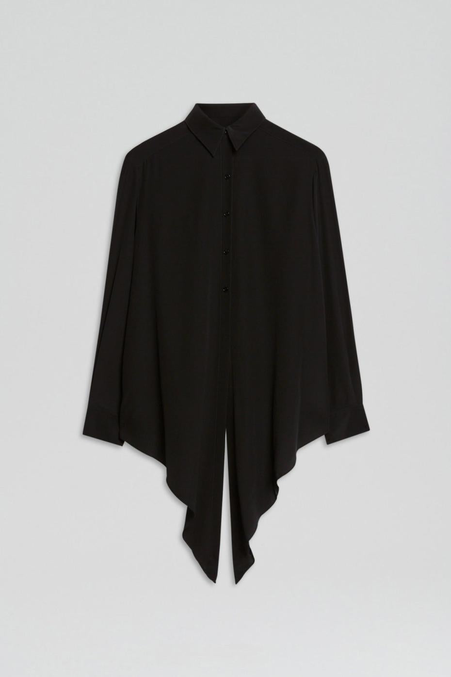 Tops | Women Scanlan Theodore SILK TIE FRONT SHIRT Black