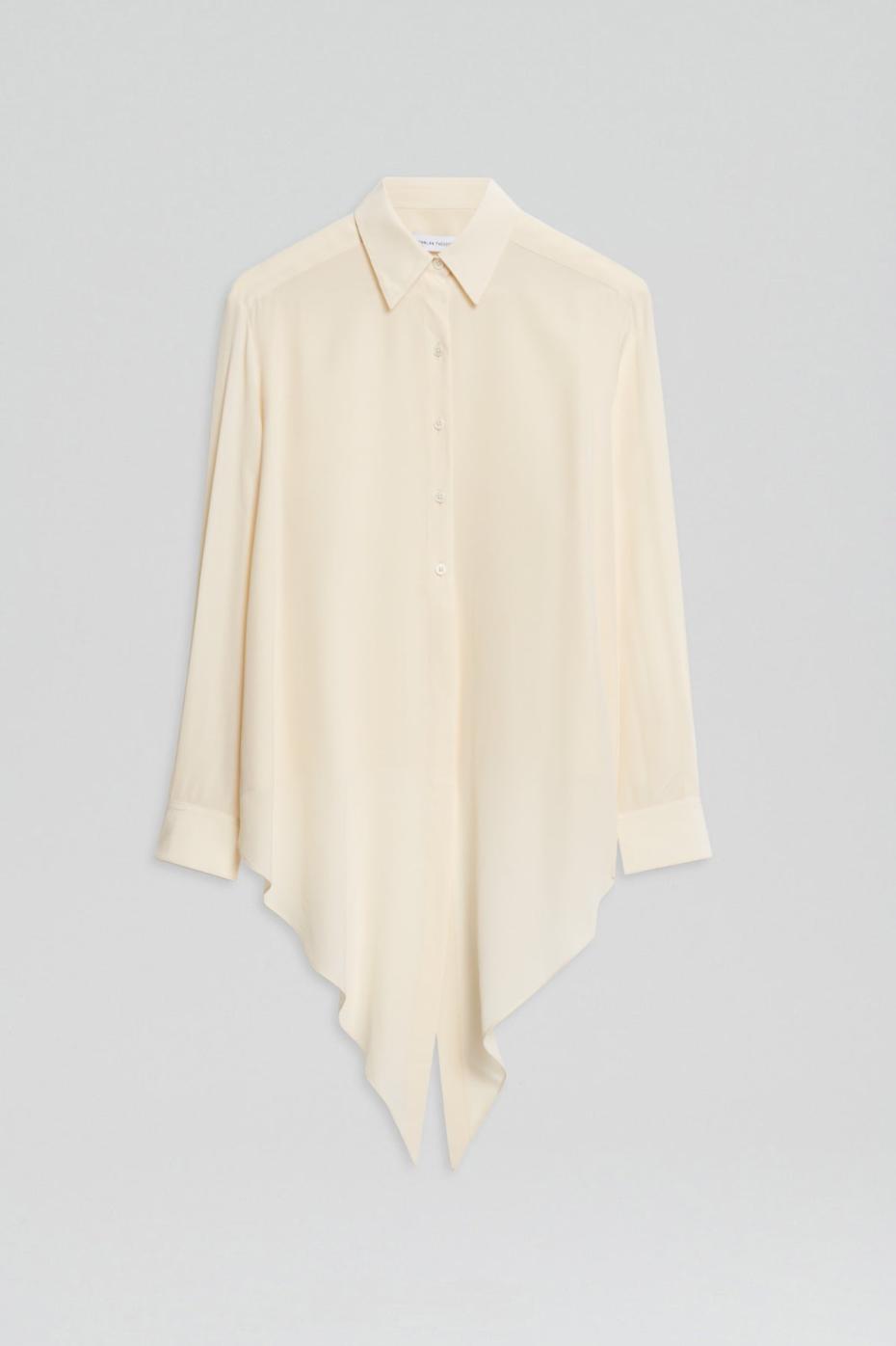 Tops | Women Scanlan Theodore SILK TIE FRONT SHIRT Oyster