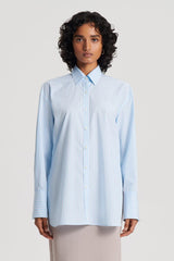 Tops | Women Scanlan Theodore STRIPED SHIRT Pale.blue