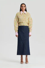 Tops | Women Scanlan Theodore TEXTURED COCOON SWEATER Multi