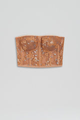 Tops | Women Scanlan Theodore TINSEL FLORAL BUSTIER Spice