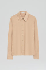 Tops | Women Scanlan Theodore TINSEL SHIRT Champagne