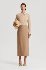 Tops | Women Scanlan Theodore TINSEL SHIRT Champagne